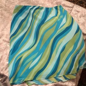 Large Apostrophe knee length skirt